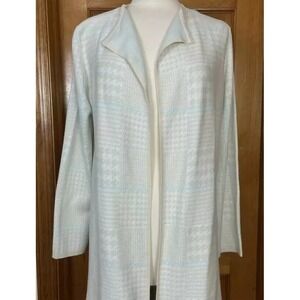 Anne Klein Sz  Medium  Open Cardigan Long knit Women's Mfg $109 NEW